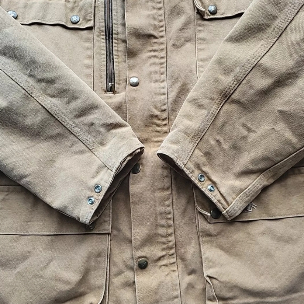 Vintage Carhartt Chore Jacket Men Large Blanket Lined Barn Work Duck Canvas - Picture 8 of 16
